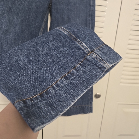 Everlane The Edition 02 Wide Leg Crop Jeans Size 23 #077 - Picture 9 of 9